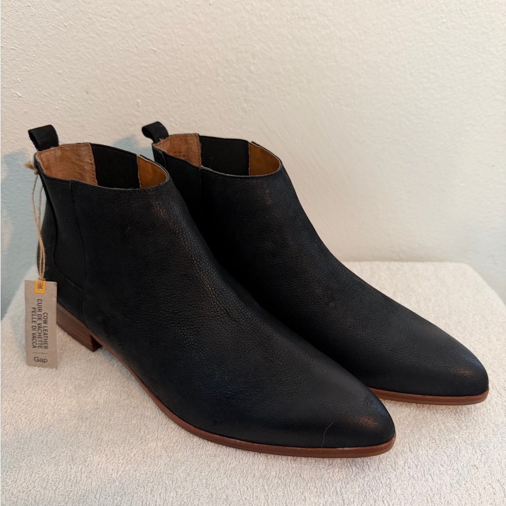 GAP Black Heeled Ankle Boots